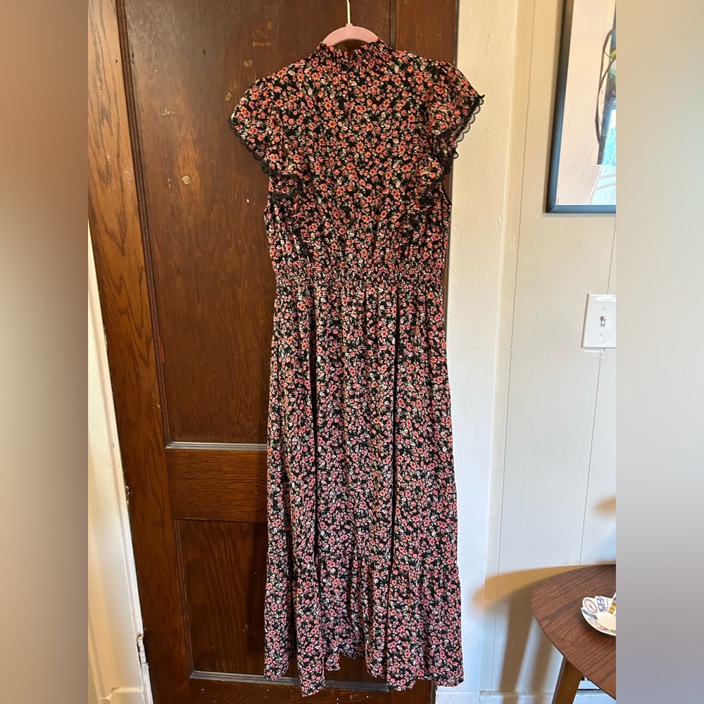 Lost+Wander Floral Ruffled Dress